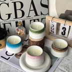 Ceramic Jar Scented Candle,SoyWax Smokeless AromaCup Modern TabletopDecor for Home Bedroom BirthdayWedding HolidayFragrance Gift